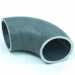 Lasbocht 90 Graden Zwart 1"