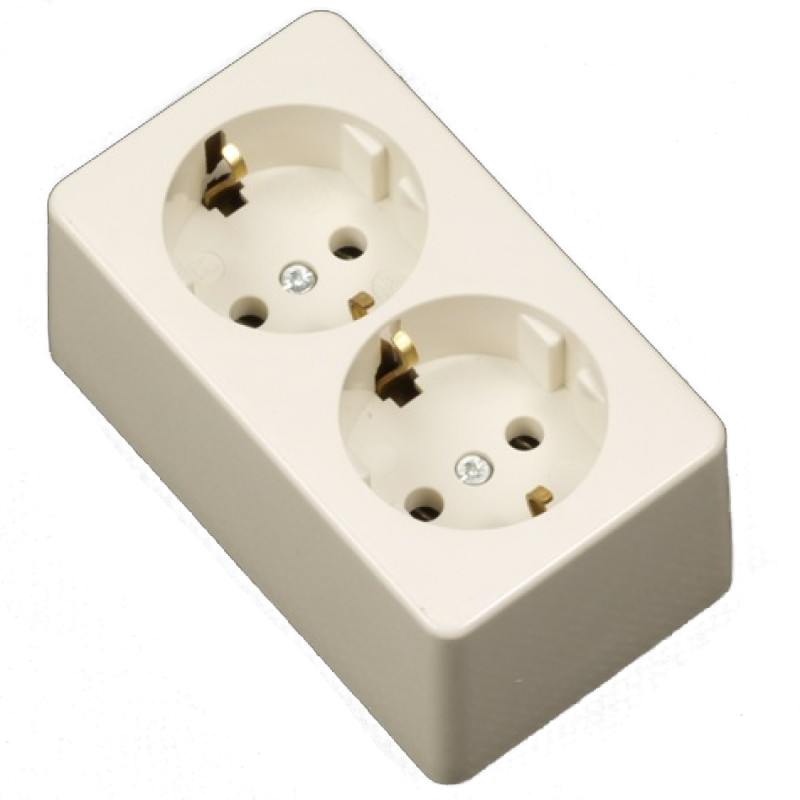 WCD 2-voudig + RA Opbouw 1 WCD 2-voudig + RA Opbouw