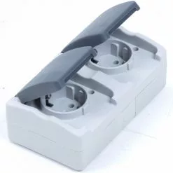 Stopcontact 2 X Waterdicht