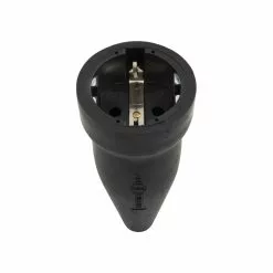 Stekker Zwart Contra + RA 16 Amp.