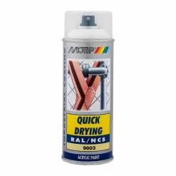 Industrial RAL9003 400ml. Motip